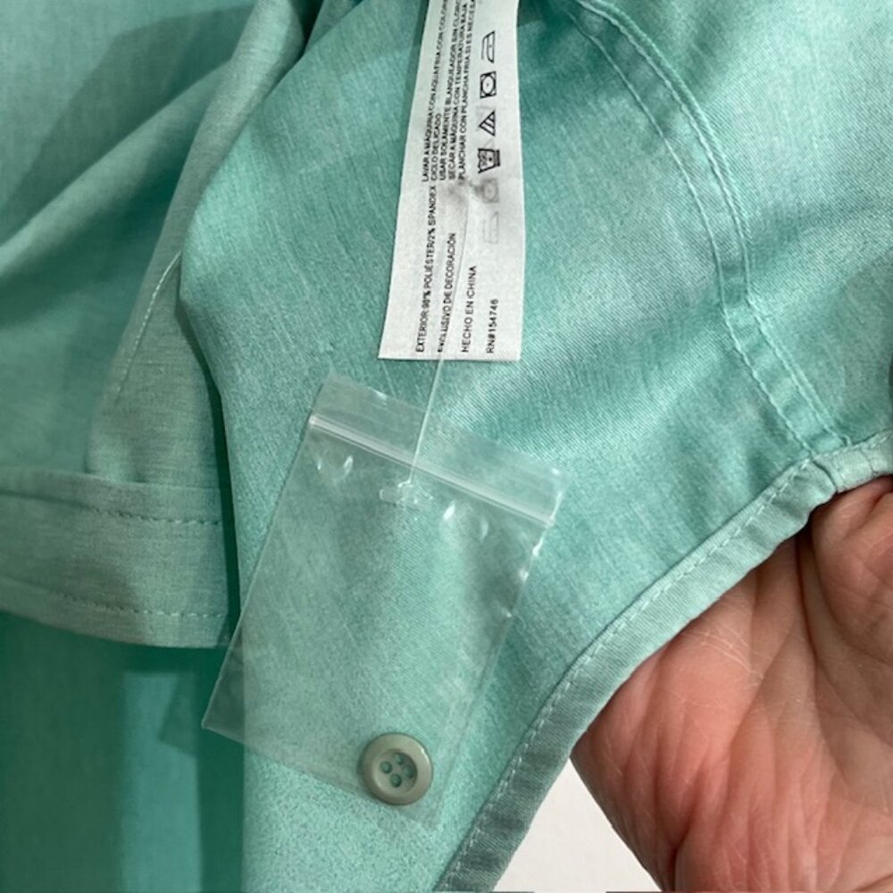 NWOT Mountain and Isles Mens button-down shirt, UPF 50+ Protect, Quick Dry, 2XL - Picture 6 of 9